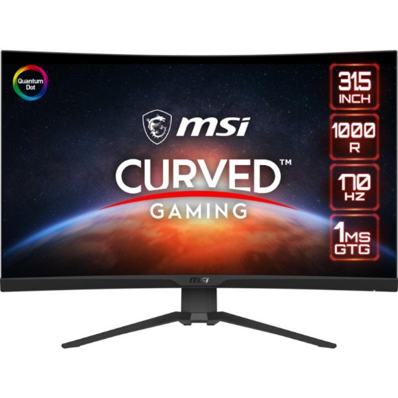 MSI MAG 325CQRF-QD 31.5" 1 ms 2K Curved 170 Hz Oyuncu Monitörü Outlet MSI MAG 325CQRF-QD 31.5" 1 ms 2K Curved 170 Hz Oyuncu Monitörü Outlet