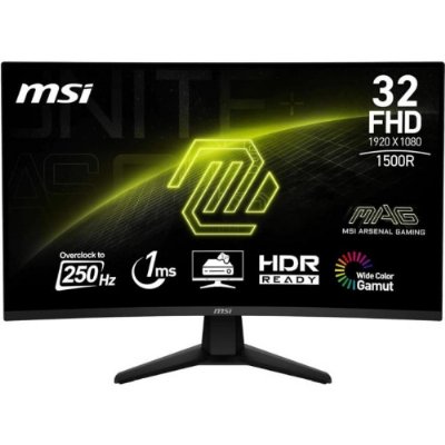 MSI MAG 32C6X 31.5" 1 ms Full HD Curved 250 Hz Oyuncu Monitörü Outlet