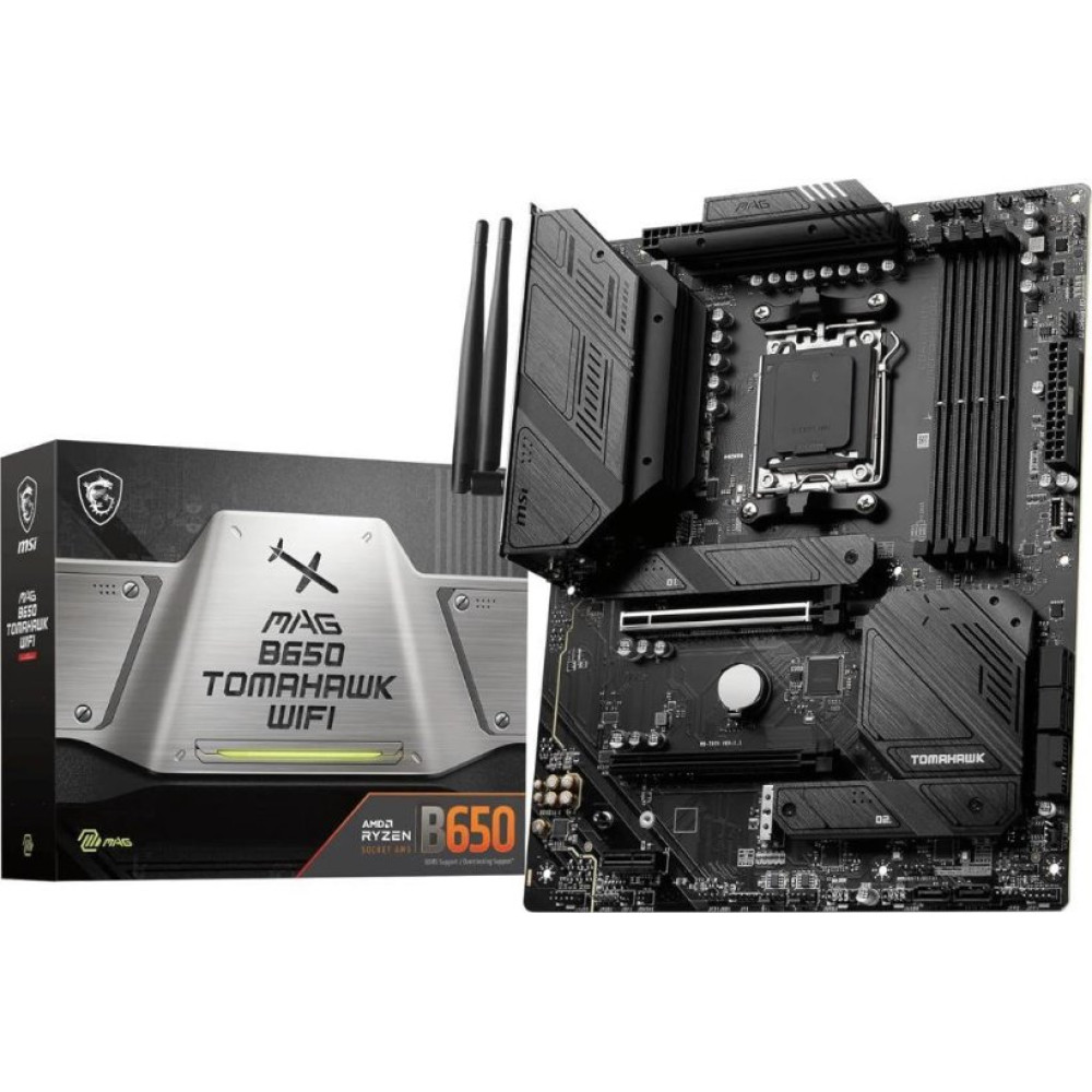 MSI Mag B650 Tomahawk Wi-Fi AMD AM5 DDR5 ATX Anakart Teşhir