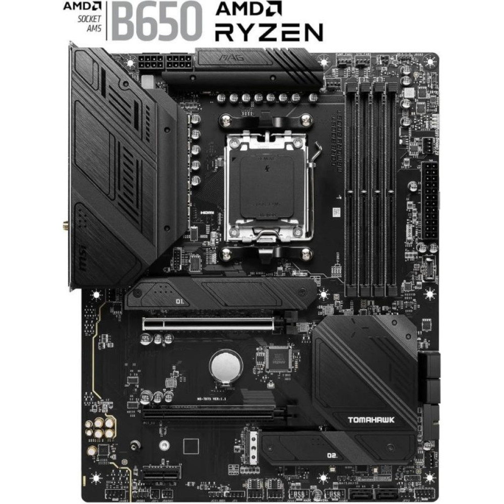 MSI Mag B650 Tomahawk Wi-Fi AMD AM5 DDR5 ATX Anakart Teşhir