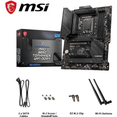 MSI Mag B660 Tomahawk Wi-Fi Intel LGA1700 DDR4 ATX Anakart Teşhir