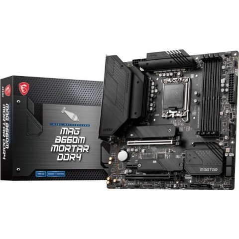 MSI Mag B660M Mortar Intel LGA1700 DDR4 Micro ATX Anaka...