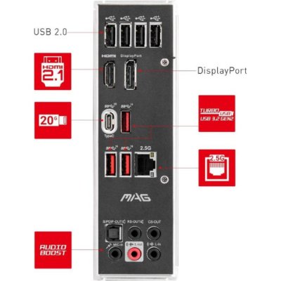 MSI Mag B660M Mortar Intel LGA1700 DDR4 Micro ATX Anakart - Outlet
