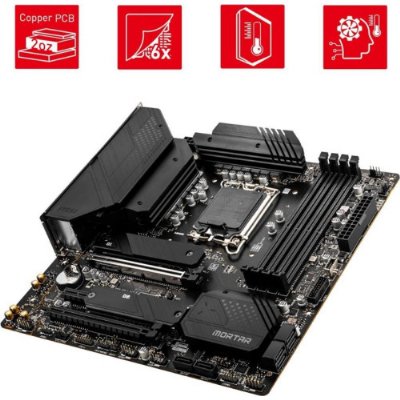 MSI Mag B660M Mortar Intel LGA1700 DDR4 Micro ATX Anakart - Outlet