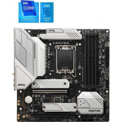 MSI MAG Z690M MORTAR WIFI 1700 DDR5 4800 MHz (OC) DPx1 HDMIx1 M.2 x2 USB3.2 Wi-Fi 2.5G LAN mATX Anakart