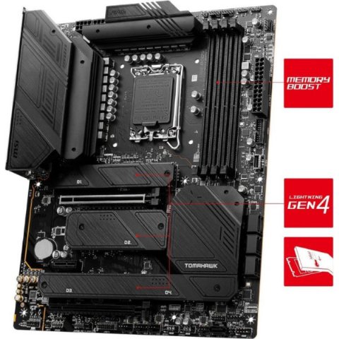 MSI Mag Z790 Tomahawk Wi-Fi Intel LGA1700 DDR4 ATX Anakart - Teşhir