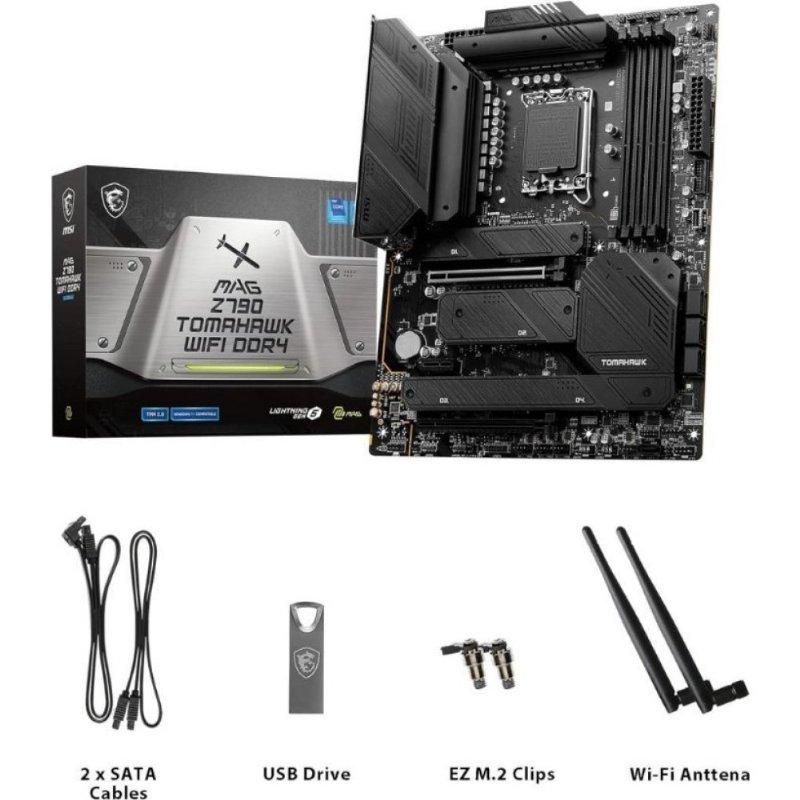 MSI Mag Z790 Tomahawk Wi-Fi Intel LGA1700 DDR4 ATX Anakart - Teşhir