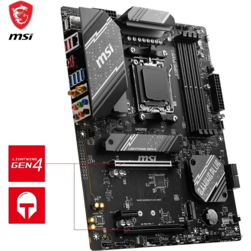 MSI B650 Gaming Plus Wi-Fi AMD AM5 DDR5 ATX Anakart - Outlet