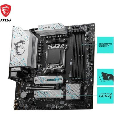 MSI B650M Gaming Plus Wi-Fi AMD AM5 DDR5 Micro ATX Anakart Teşhir