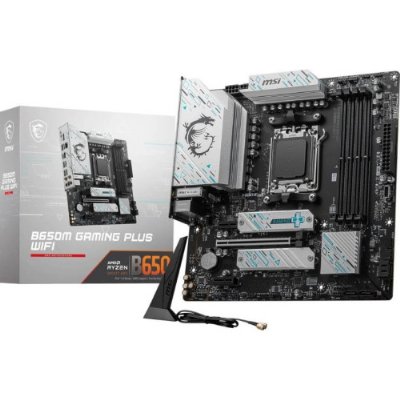 MSI B650M Gaming Plus Wi-Fi AMD AM5 DDR5 Micro ATX Anakart Teşhir