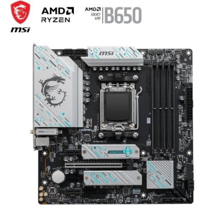 MSI B650M Gaming Plus Wi-Fi AMD AM5 DDR5 Micro ATX Anakart Teşhir