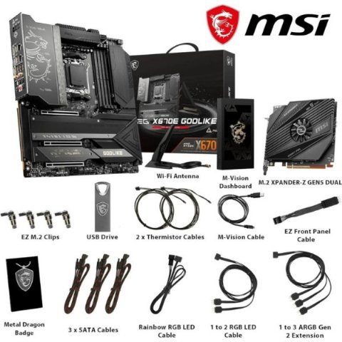 MSI Meg X670E Godlike AMD AM5 DDR5 ATX Anakart Outlet