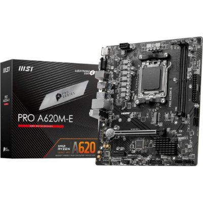 MSI Pro A620M-E AMD AM5 DDR5 Micro ATX Anakart Teşhir