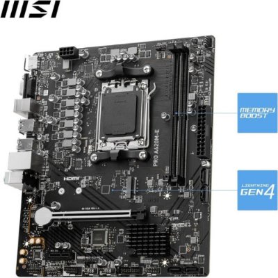 MSI Pro A620M-E AMD AM5 DDR5 Micro ATX Anakart Teşhir