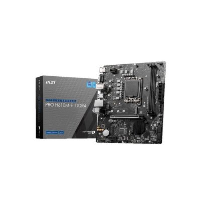 MSI Pro H610M-E Intel LGA1700 DDR4 Micro ATX Anakart Outlet
