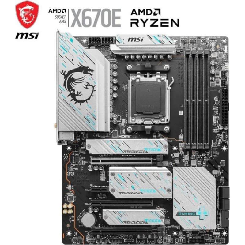 MSI X670E Gaming Plus Wi-Fi AMD AM5 DDR5 ATX Anakart Outlet