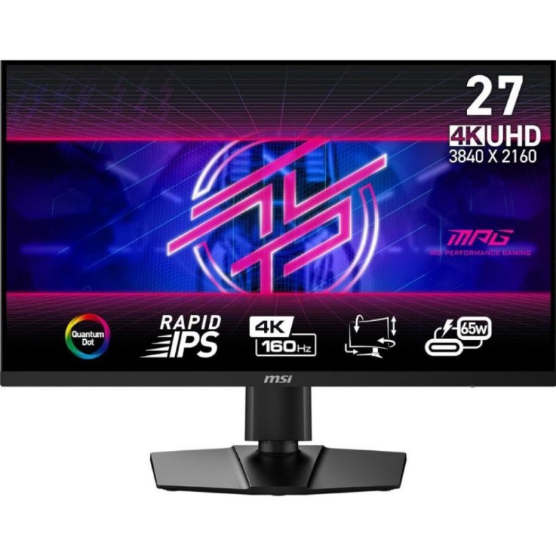 MSI MPG 274URF QD 27" 0.5 ms 4K Pivot IPS 160 Hz Oyuncu Monitörü Outlet