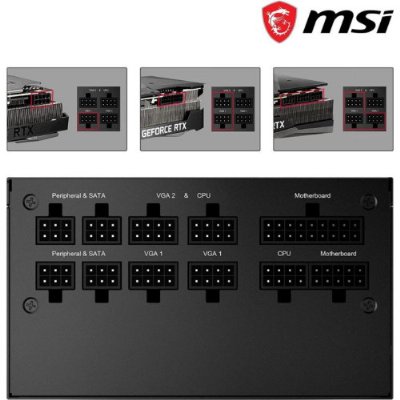 MSI MPG A750GF 750W 80+ Gold Power Supply (Güç Kaynağı)