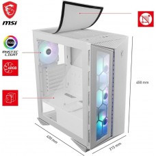 MSI MPG GUNGNIR 110R Beyaz Mid-Tower ATX Kasa (2X USB 3...