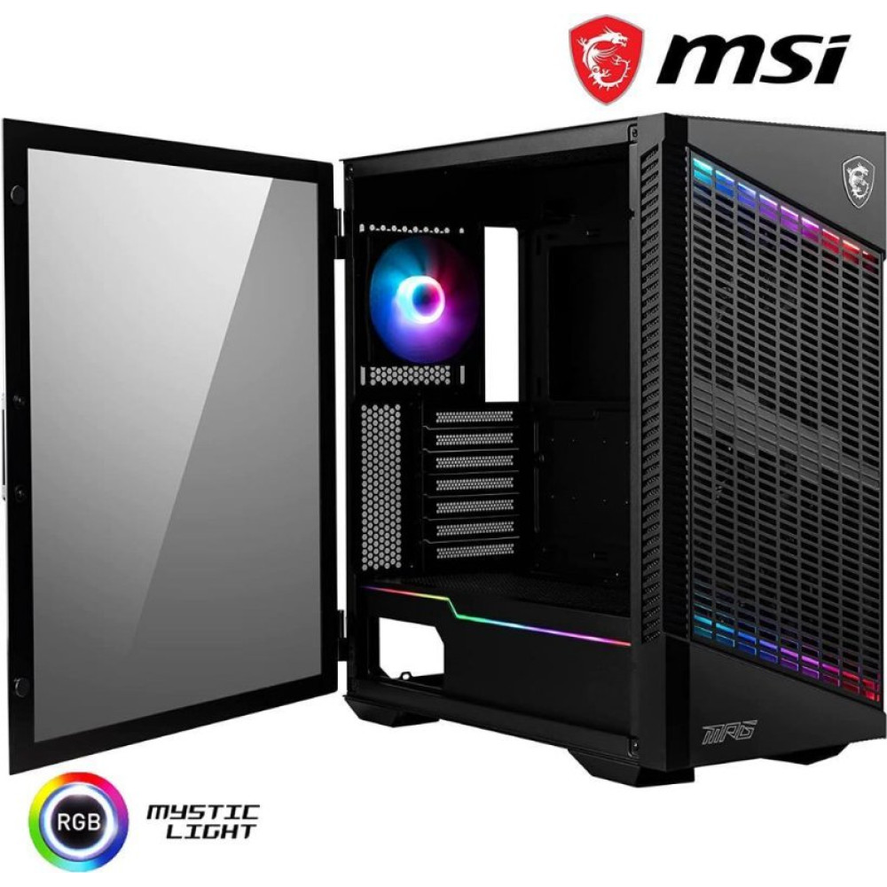 MSI MPG VELOX 100P AIRFLOW Temperli Cam Gaming Bilgisayar Kasası