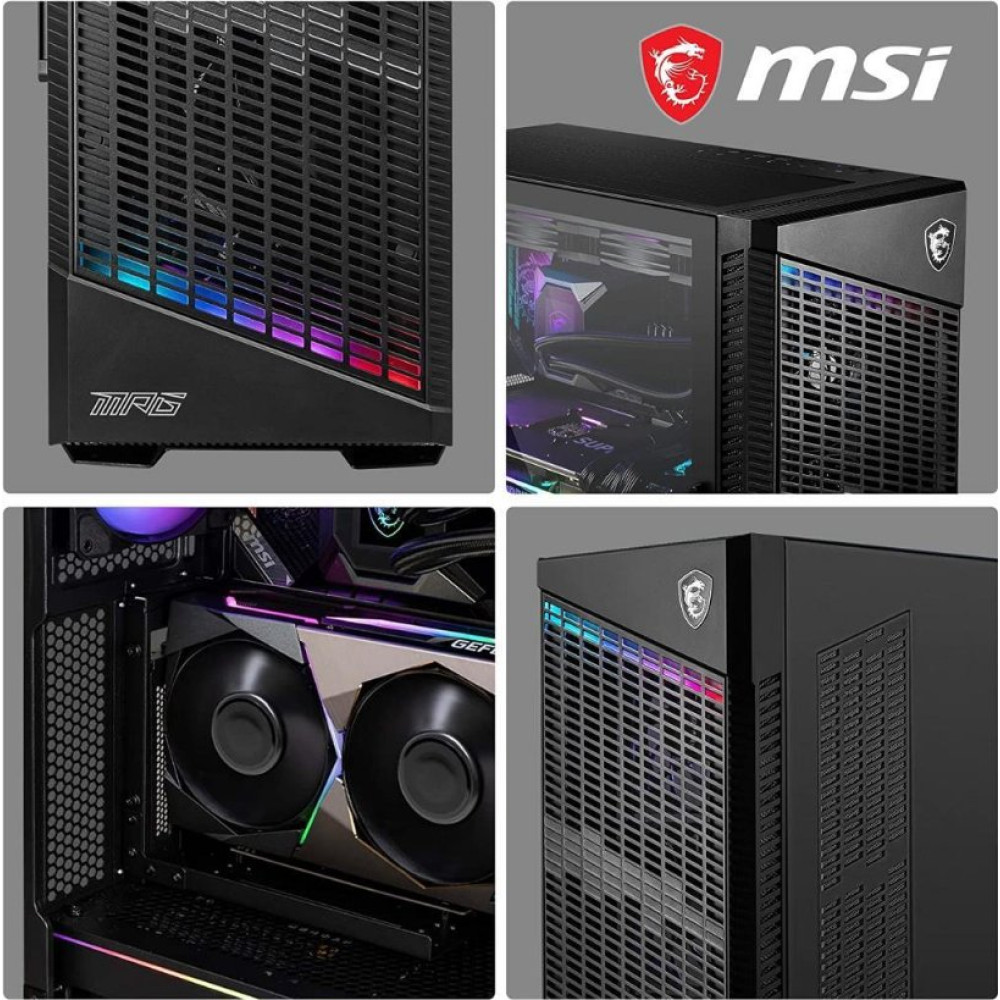 MSI MPG VELOX 100P AIRFLOW Temperli Cam Gaming Bilgisayar Kasası
