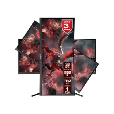 MSI Optix MAG301CR2 29.5" 1 ms WFHD Curved Pivot 200 Hz Oyuncu Monitörü - Teşhir