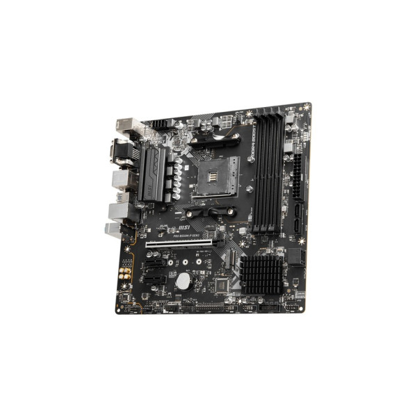 MSI PRO B550M-P GEN3 AM4 DDR4 4400(OC) HDMI VGA DVI-D M.2 USB3.2 mATX Anakart - TESHİR