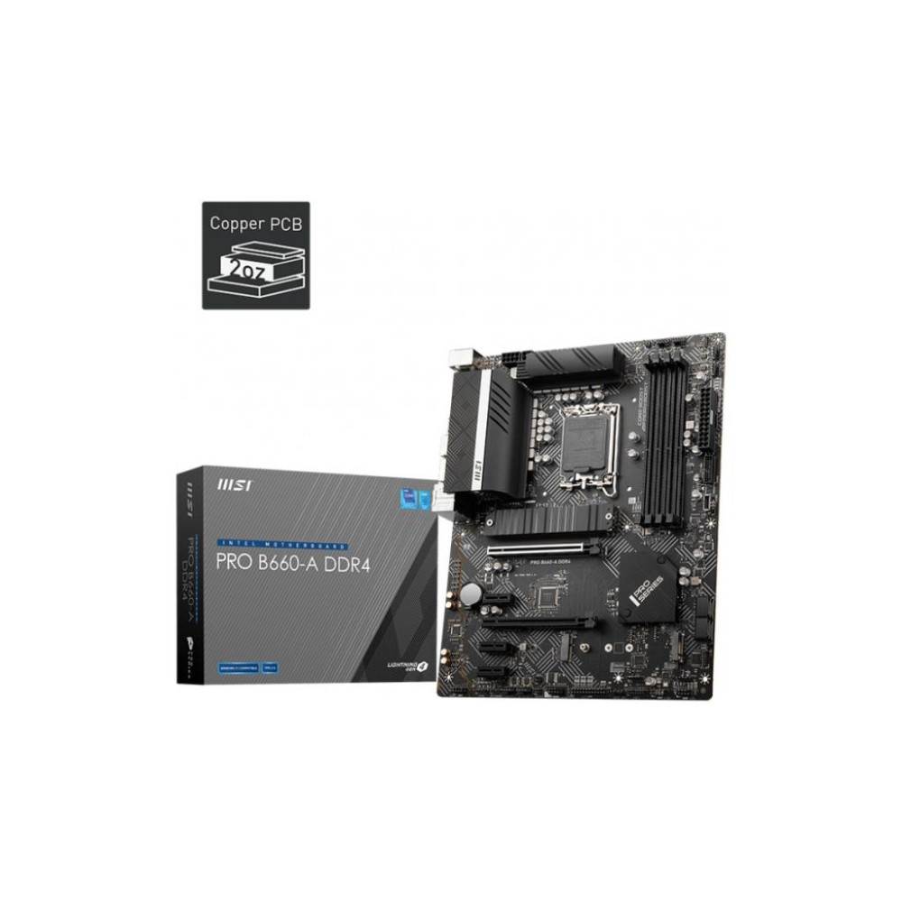 MSI Pro B660-A D4 Intel LGA1700 DDR4 ATX Anakart - OUTLET FIRSATI