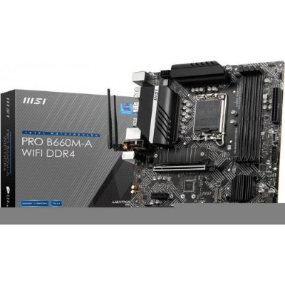 MSI PRO B660M-A D4 Wi-Fi Intel LGA1700 DDR4 Micro ATX Anakart Outlet