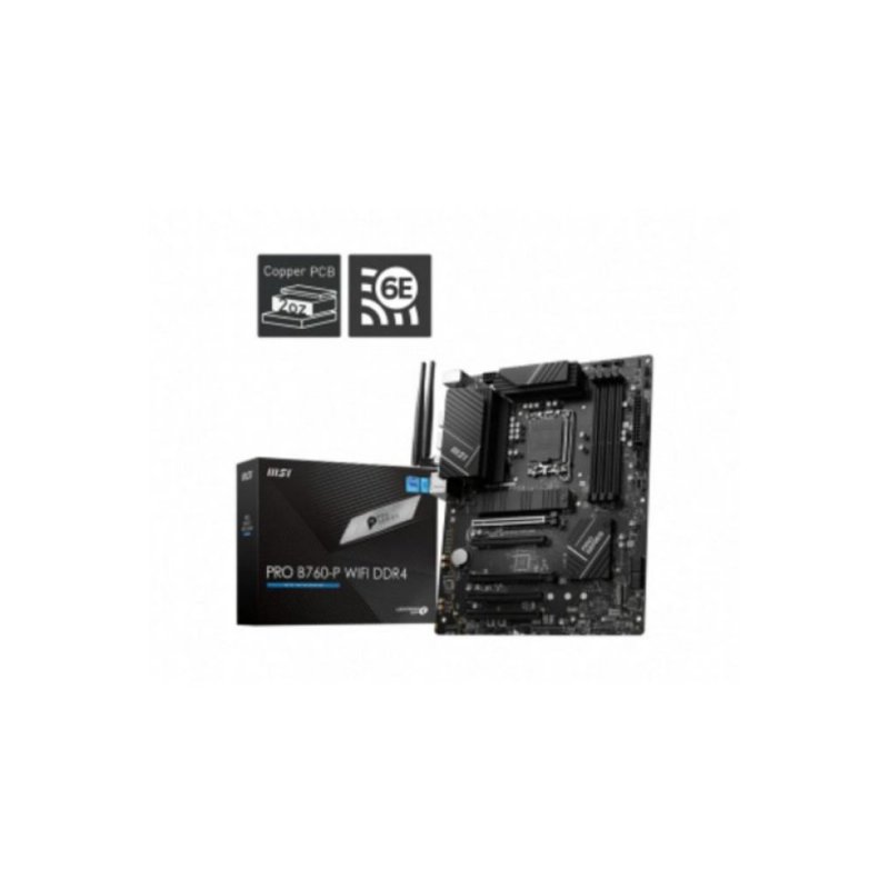 MSI Pro B760-P Wi-Fi Intel LGA1700 DDR4 ATX Anakart Outlet