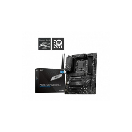 MSI Pro B760-P Wi-Fi Intel LGA1700 DDR4 ATX Anakart Outlet