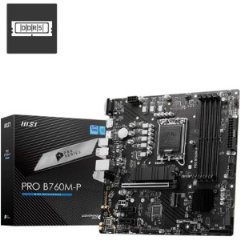 MSI Pro B760M-P Intel LGA1700 DDR5 Micro ATX Anakart Teşhir