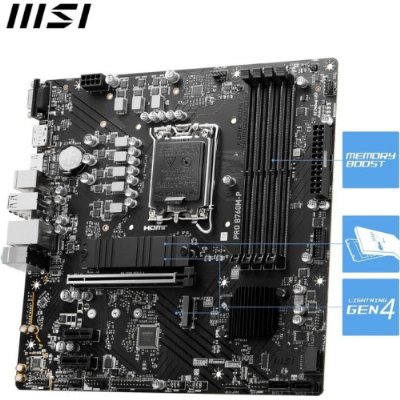 MSI Pro B760M-P Intel LGA1700 DDR5 Micro ATX Anakart Teşhir