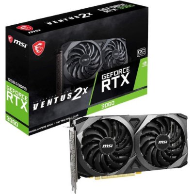 MSI RTX 3060 Ventus 2X 12G OC 192 Bit GDDR6 12 GB Ekran Kartı - Outlet