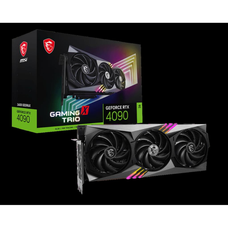 MSI RTX 4090 Gaming X Trio 24G 384 Bit GDDR6X 24 GB Ekran Kartı - TESHİR