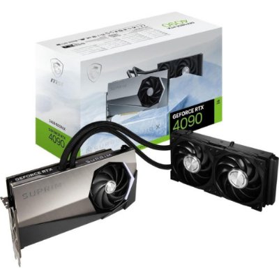 MSI VGA GEFORCE RTX 4090 SUPRIM LIQUID X 24G RTX4090 24GB GDDR6X 384B DX12 PCIE 4.0 X16 (3XDP 1XHDMI) Ekran Kartı