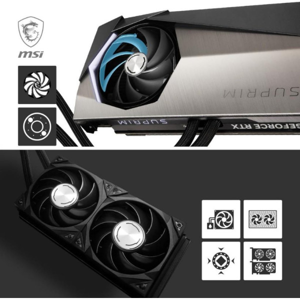 MSI RTX 4090 Suprim Liquid X 24G 384 Bit GDDR6X 24 GB Ekran Kartı Outlet