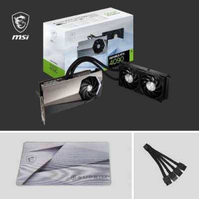MSI VGA GEFORCE RTX 4090 SUPRIM LIQUID X 24G RTX4090 24GB GDDR6X 384B DX12 PCIE 4.0 X16 (3XDP 1XHDMI) Ekran Kartı