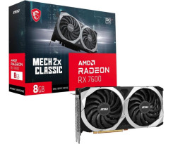 MSI RX 7600 Mech 2X Classic 8G OC 128 Bit GDD...