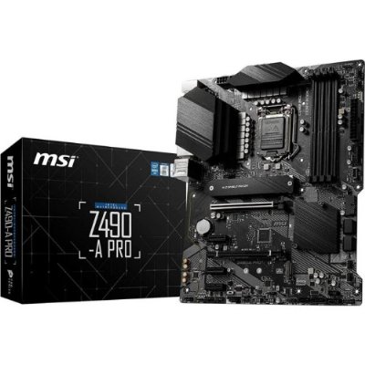 MSI Z490-A Pro Soket 1200 Ddr4 4800 (Oc) Pci-E Gen 4 ,M.2