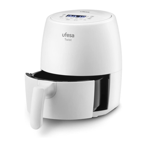 Twist Airfryer, 2 L, 6 Programlı, 1200 W, Zaman Ayarlı Saat, 80 ila 200 derece Sıcaklık, Yapışmaz Kaplama , Beyaz
