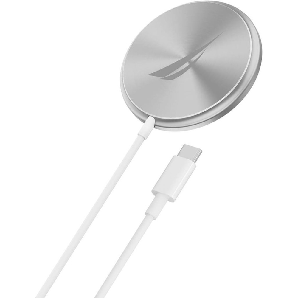 Nautica CH200 Wireless Kablosuz 15W Hızlı Şarj Cihazı Magsafe Uyumlu Beyaz Teşhir