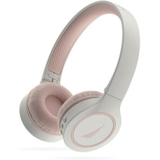Nautica H120 Beyaz-Pembe Kulak Üstü Bluetooth Kulaklık Outlet