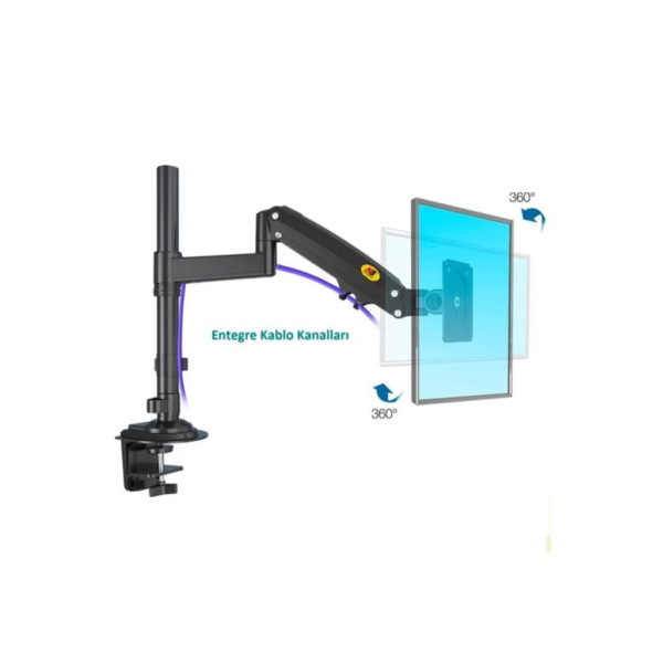 North Bayou H100 17-30 inç Tek Kollu Amortisörlü Monitör Standı Outlet