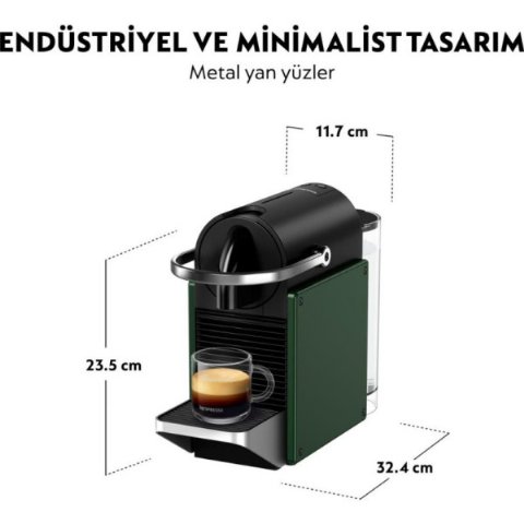Nespresso Pixie C62 Yeşil Kapsül Kahve Makinesi