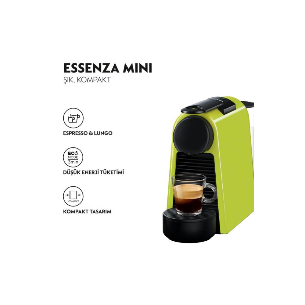 Nespresso Essenza Mini D 30 Yeşil Kapsül Kahve Makinesi Teşhir