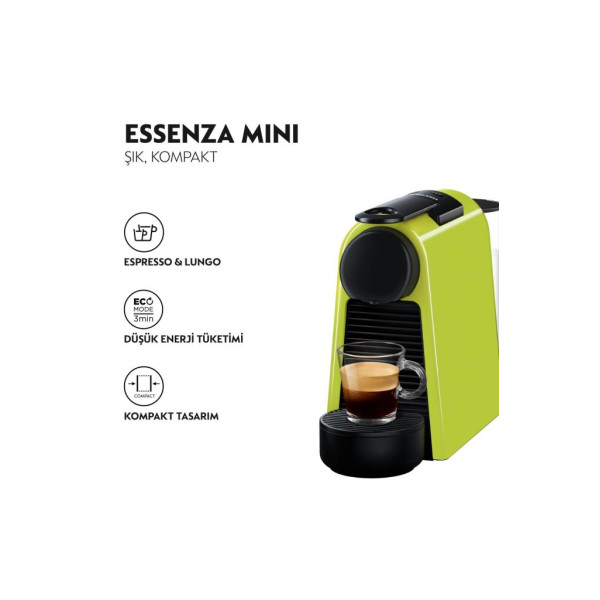 Nespresso Essenza Mini D 30 Yeşil Kapsül Kahve Makinesi Teşhir
