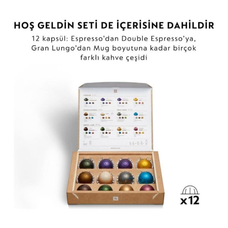 Nespresso Vertuo Lattissima Matte Black Kapsül Kahve Makinesi - Outlet