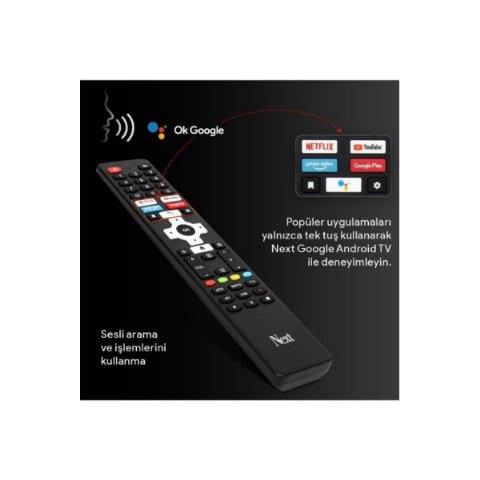 Next YE-43020GG4 Full HD 43" 109 Ekran Uydu Alıcılı Google Smart LED TV