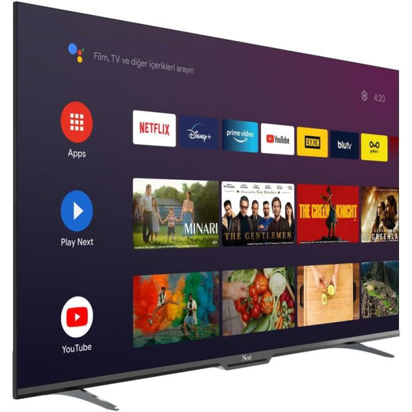 Next YE-55GFSG7-4K 4K Ultra HD 55" 140 Ekran Uydu Alıcılı Android Smart LED TV Teşhir